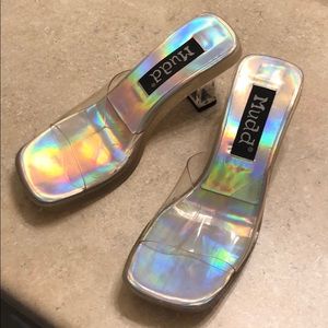 90s Mudd Clear Mules